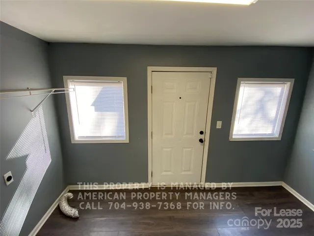 a view of an front door