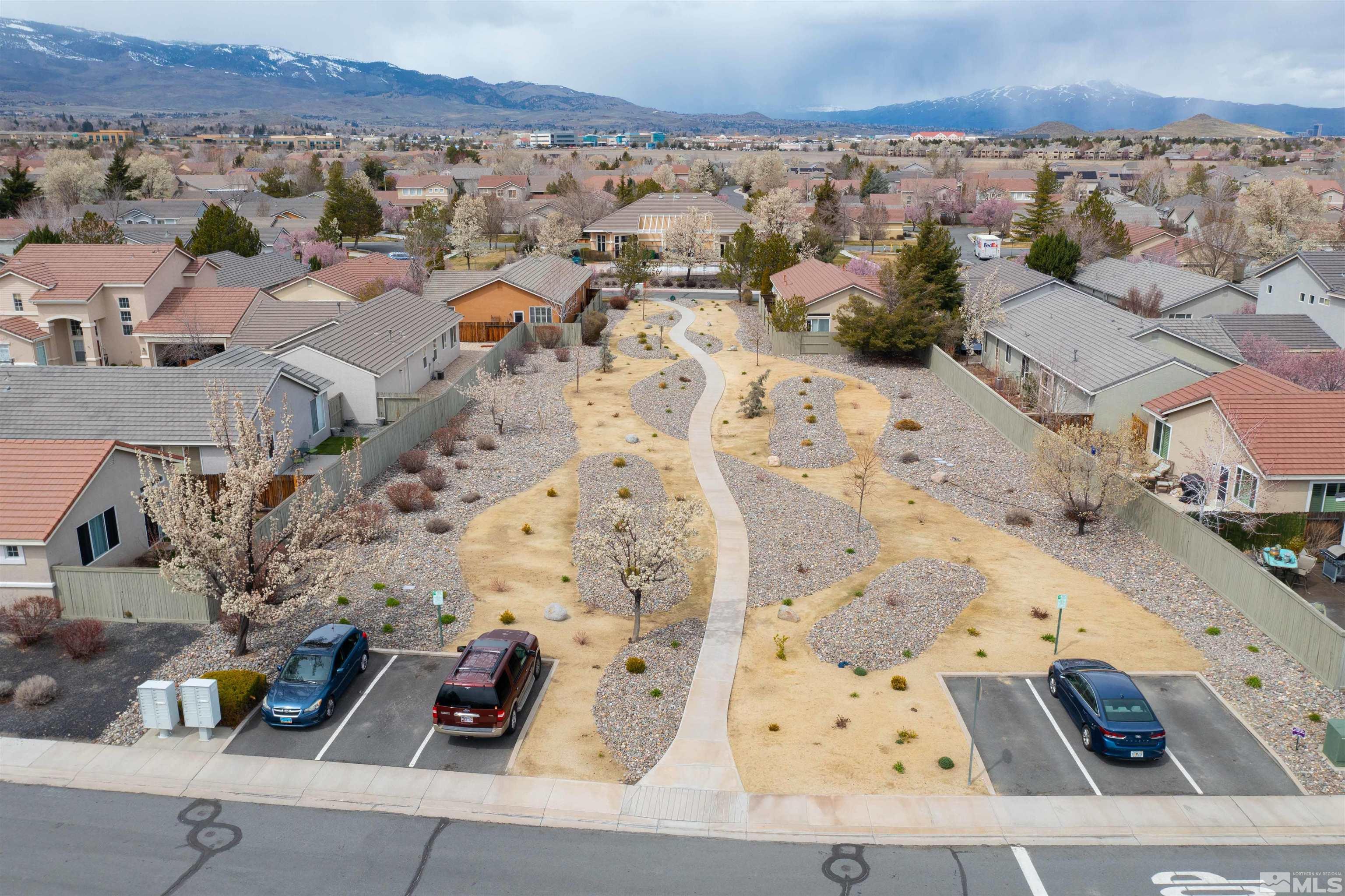 10599 Iron Point Circle Reno, NV 89521 - Photo 34 of 39 an aerial view of residential houses with outdoor space