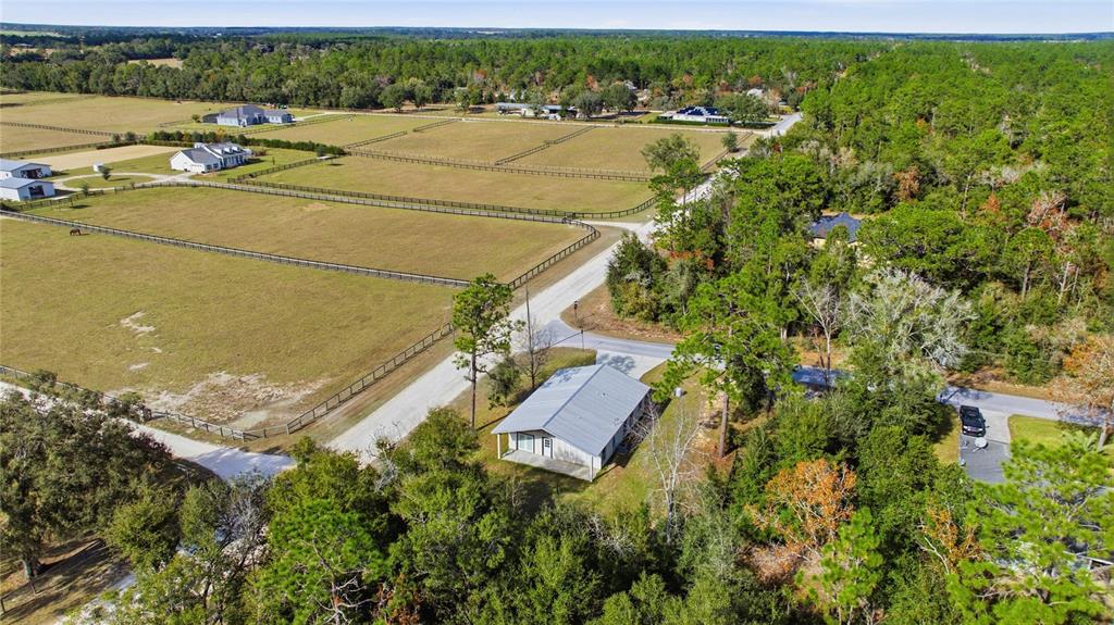 15010 Northeast 3rd Place Williston, FL 32696 - Photo 6 of 32 an aerial view of residential house with outdoor space and trees all around