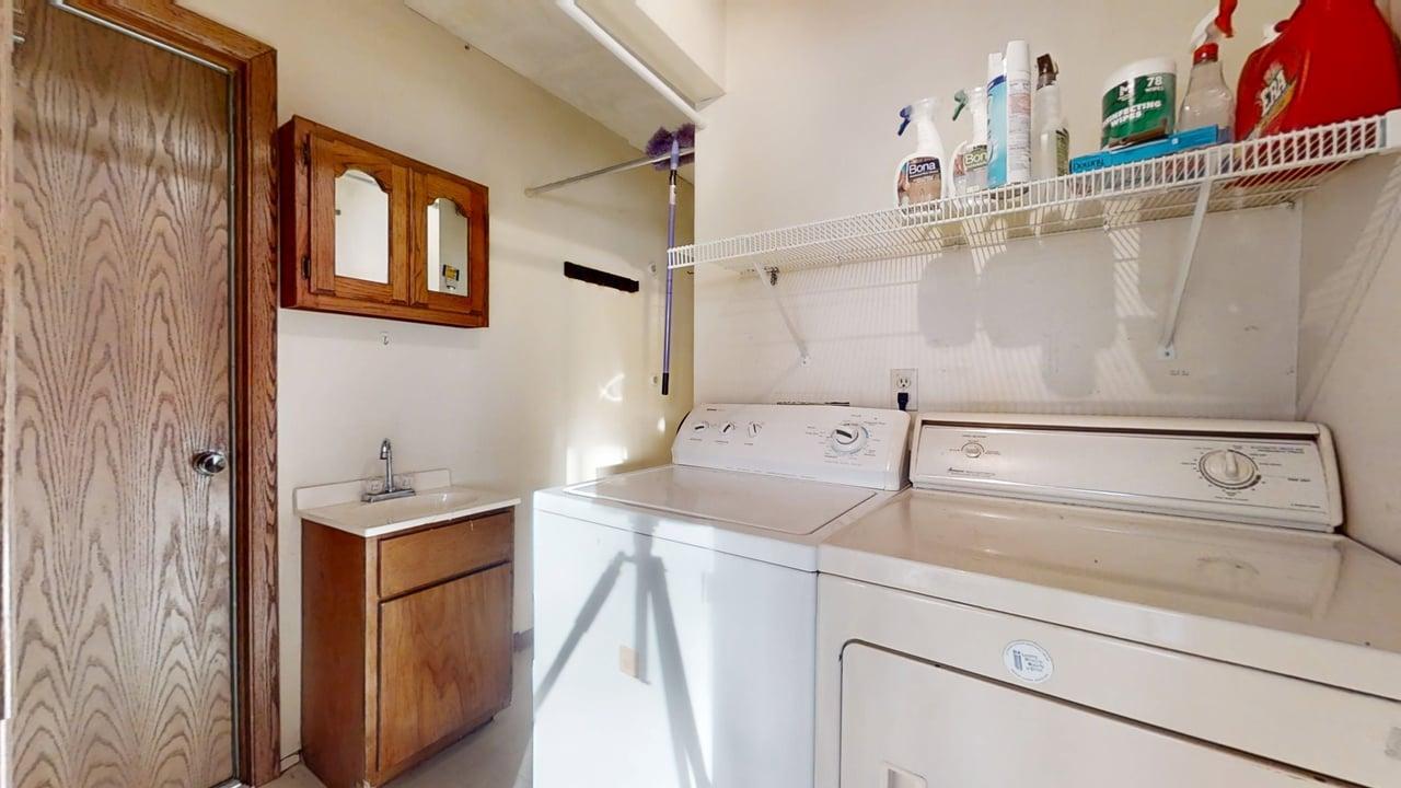 1909 County Road 2800 North Rantoul, IL 61866 - Photo 13 of 42 a utility room with dryer and washer