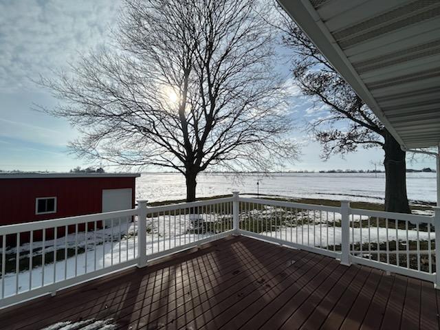 1909 County Road 2800 North Rantoul, IL 61866 - Photo 37 of 42 a view of balcony with wooden floor