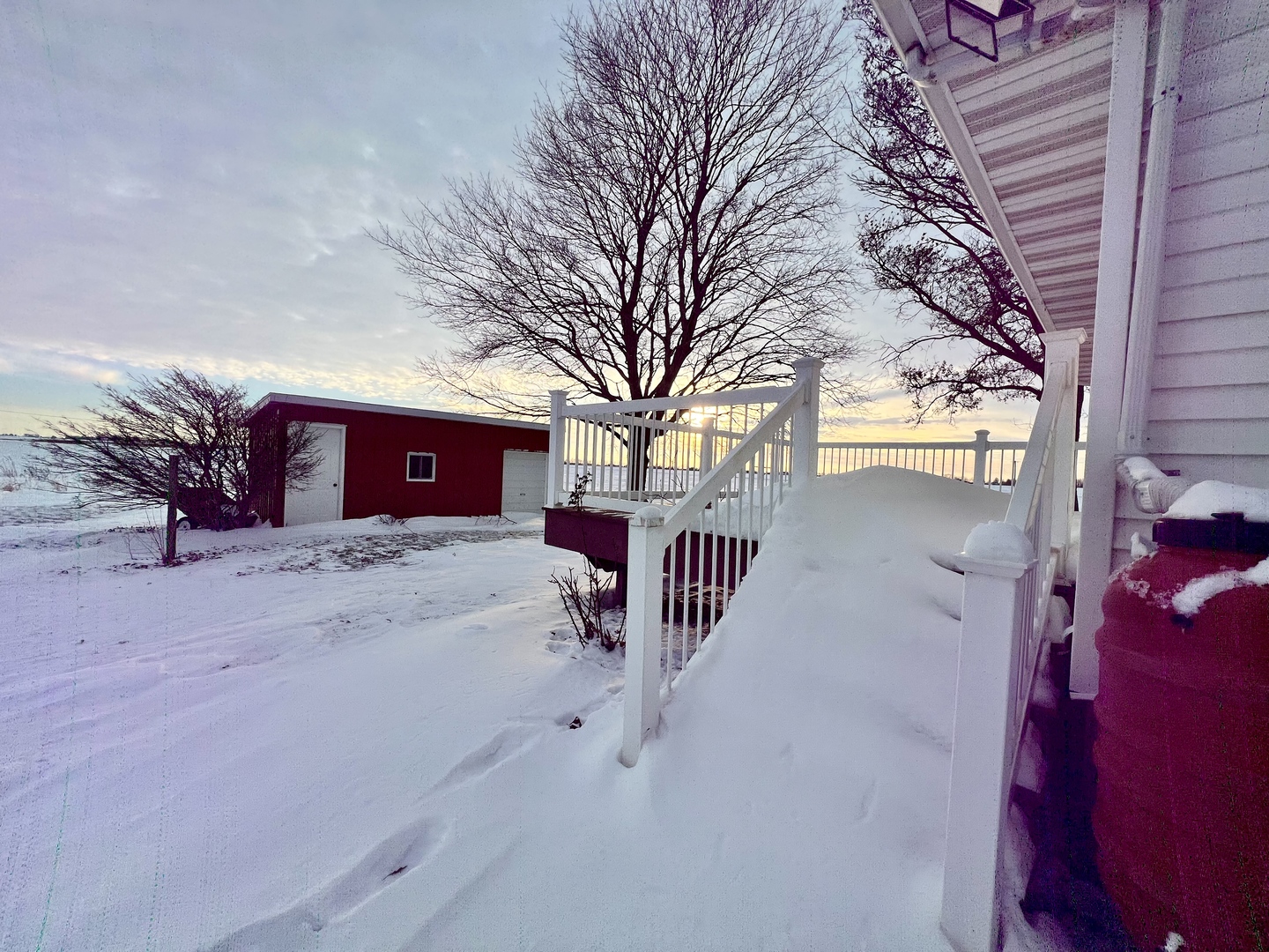 1909 County Road 2800 North Rantoul, IL 61866 - Photo 39 of 42 a view of a house with a yard and garage