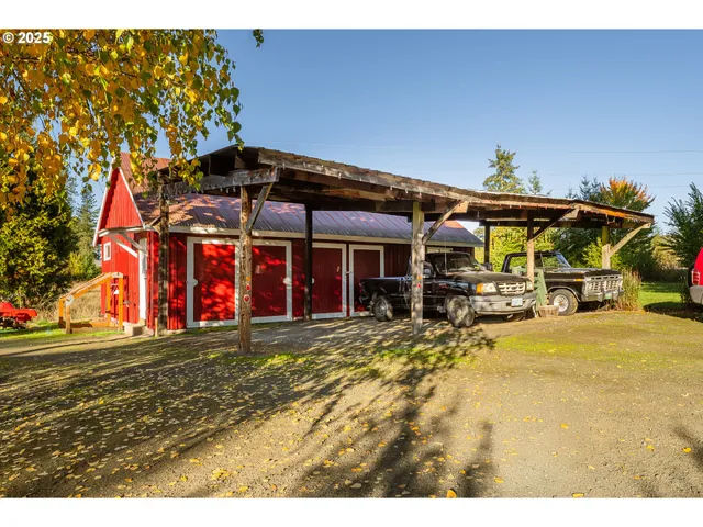 a view of a house with a patio