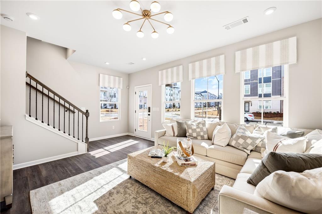 801 Cameron Trail Acworth, GA 30102 - Photo 5 of 36 a living room with furniture and a large window