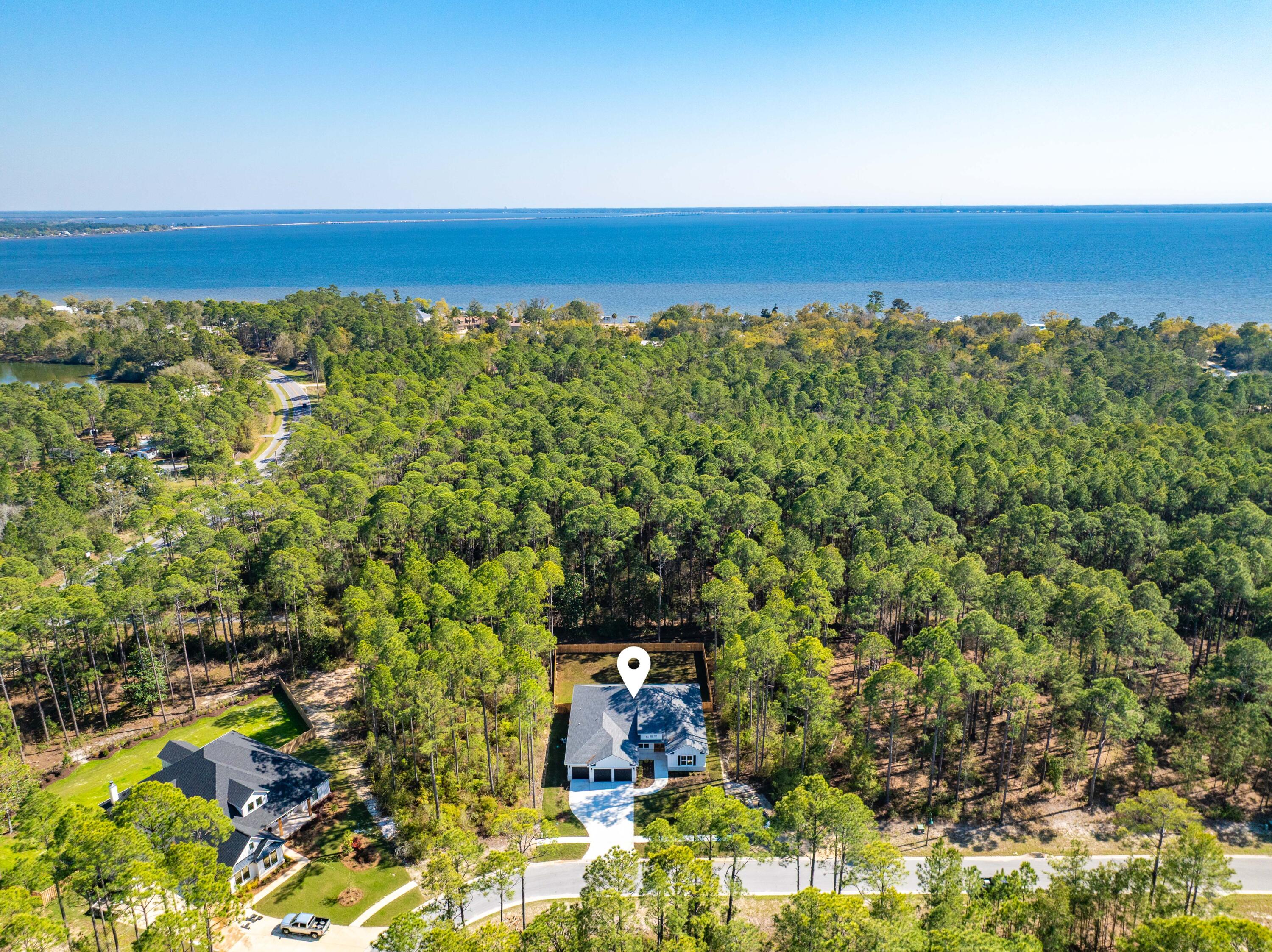 112 East Captain Fritz Way Freeport, FL 32439 - Photo 2 of 114 112 E Captain Fitz Aerial Marked-2