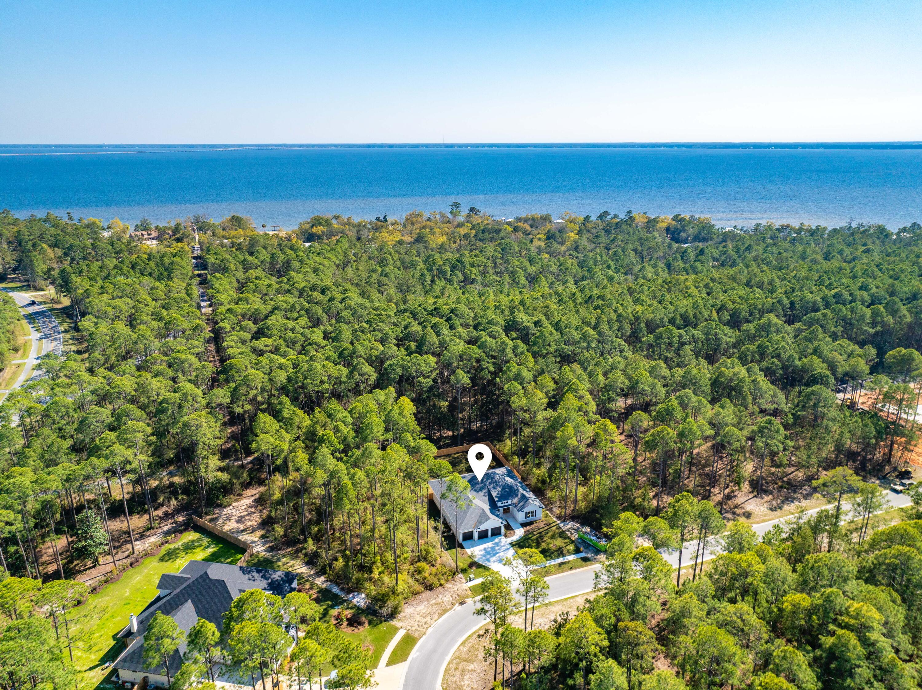 112 East Captain Fritz Way Freeport, FL 32439 - Photo 61 of 114 112 E Captain Fitz Aerial Marked-3