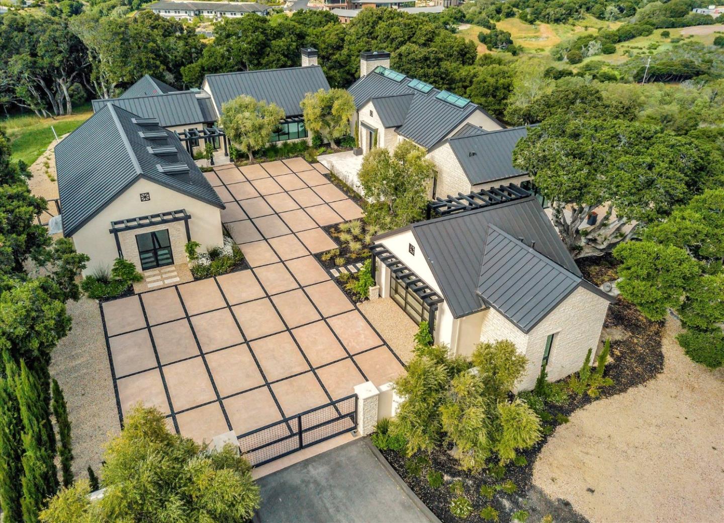 8140 Manjares Road Monterey, CA 93940 - Photo 2 of 20 an aerial view of a house with yard and street