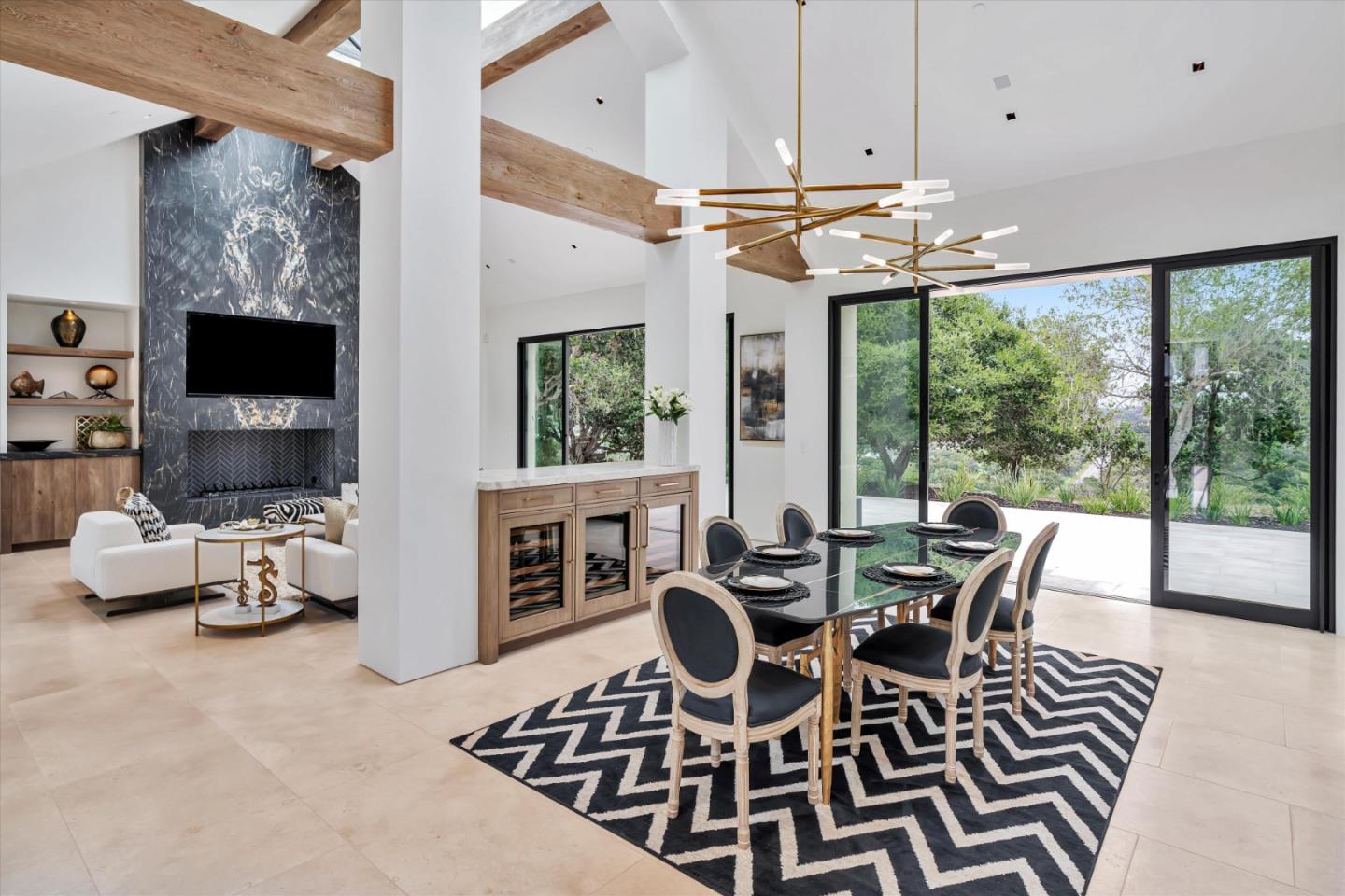 8140 Manjares Road Monterey, CA 93940 - Photo 8 of 20 a view of a dining room with furniture window and outside view