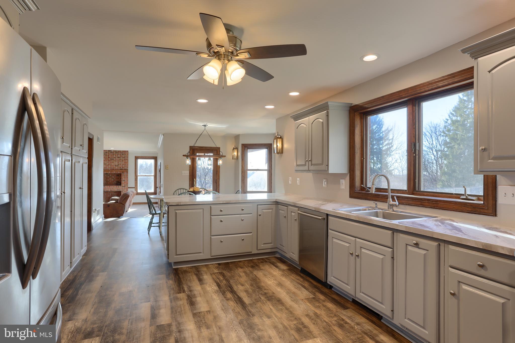 56 Forest Road Robesonia, PA 19551 - Photo 13 of 73 Large kitchen, vinyl plank flooring