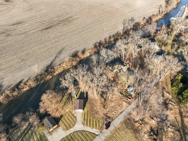 a view of an outdoor space with a lake view