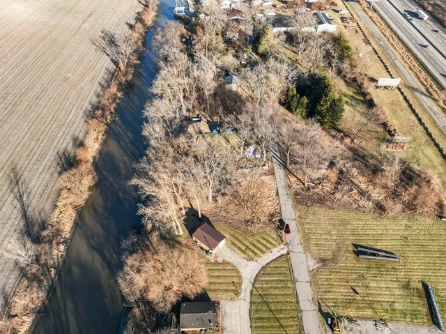 a view of an outdoor space with a lake view