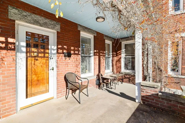 a front view of a house with swimming pool