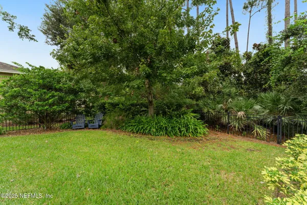 a view of an outdoor space and a yard