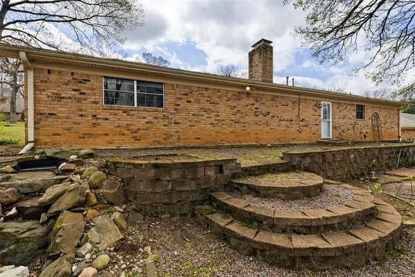 a bird view of a house
