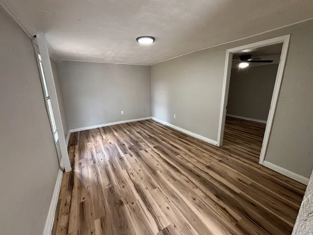 wooden floor in an empty room