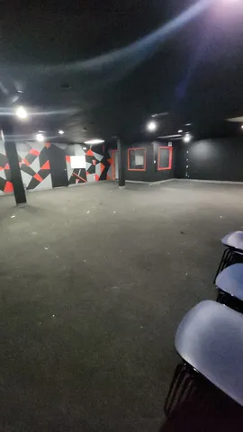 a view of a car in garage