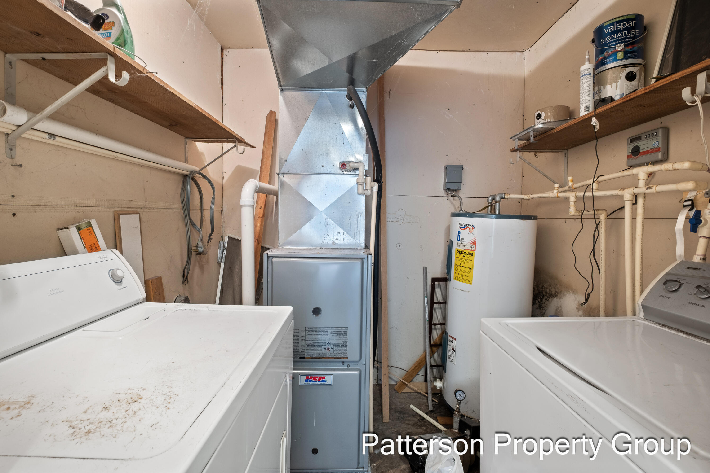 164 East Washington Road Twin Lake, MI 49457 - Photo 13 of 26 Utility Room - Washer and Dryer Stay