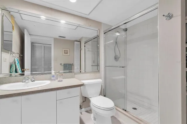 a view of a yard and ocean view