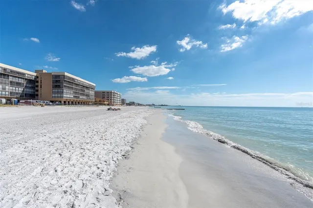 a view of building with an ocean view