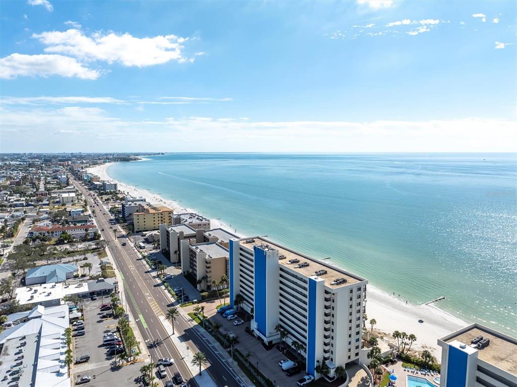 14950 Gulf Boulevard, Unit 402 Madeira Beach, FL 33708 - Photo 32 of 36 a view of city and ocean
