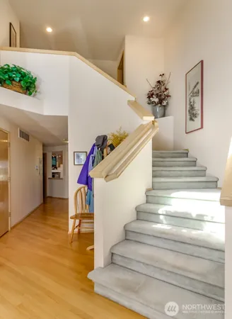 a view of entryway and hall