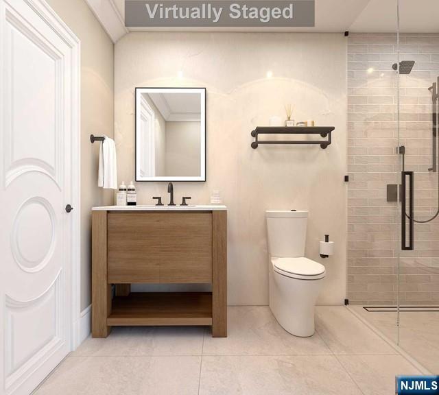 645 Summit Street Englewood Cliffs, NJ 07632 - Photo 20 of 33 a bathroom with a toilet sink and mirror