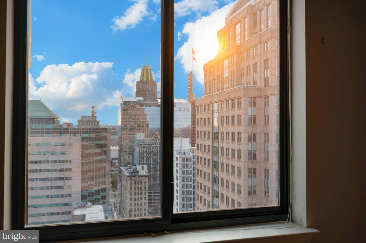 414 Water Street, Unit 2805 Baltimore, MD 21202 - Photo 13 of 26 a view of a city from a window