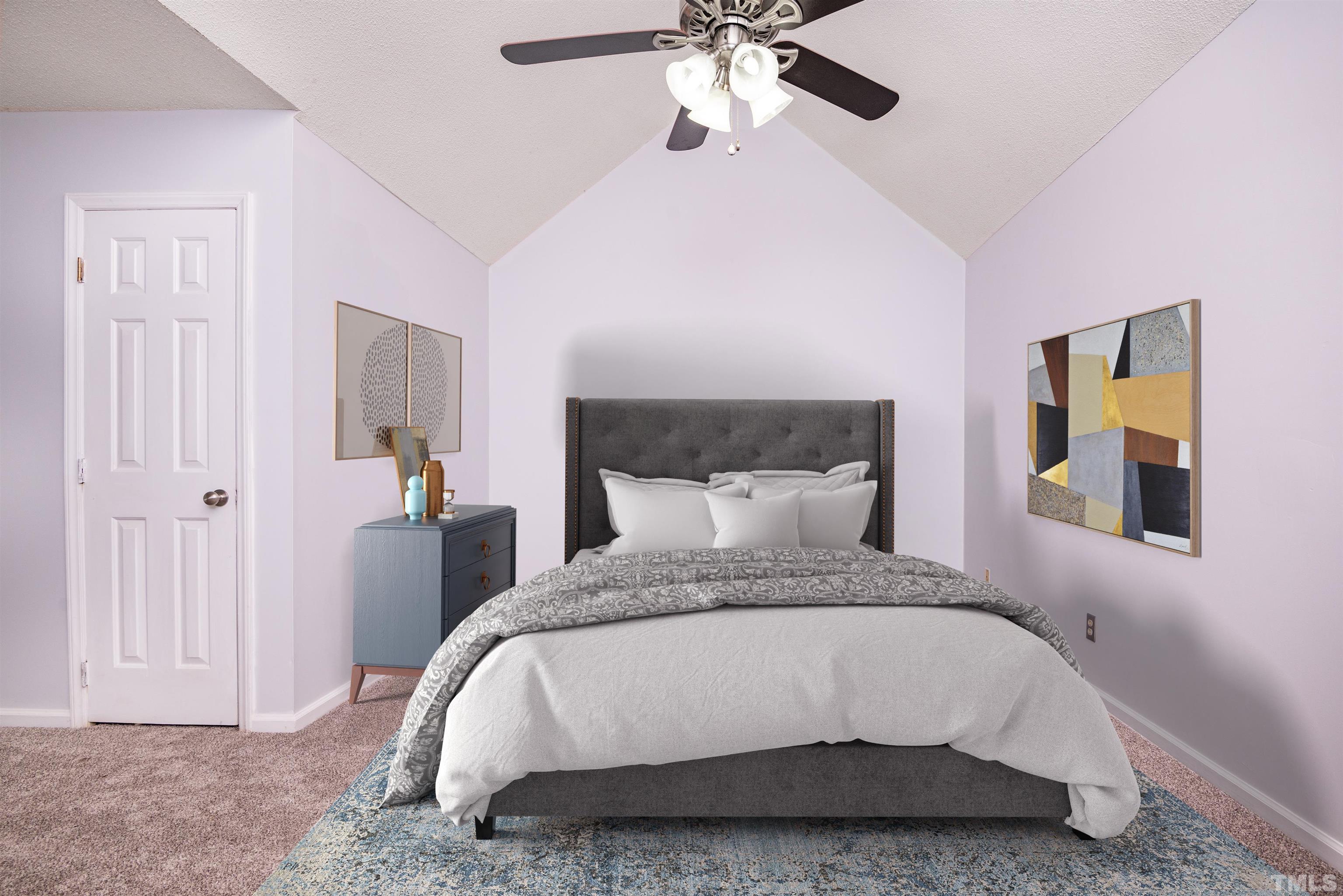 405 Oak Run Drive Raleigh, NC 27606 - Photo 22 of 83 a bedroom with a bed and window