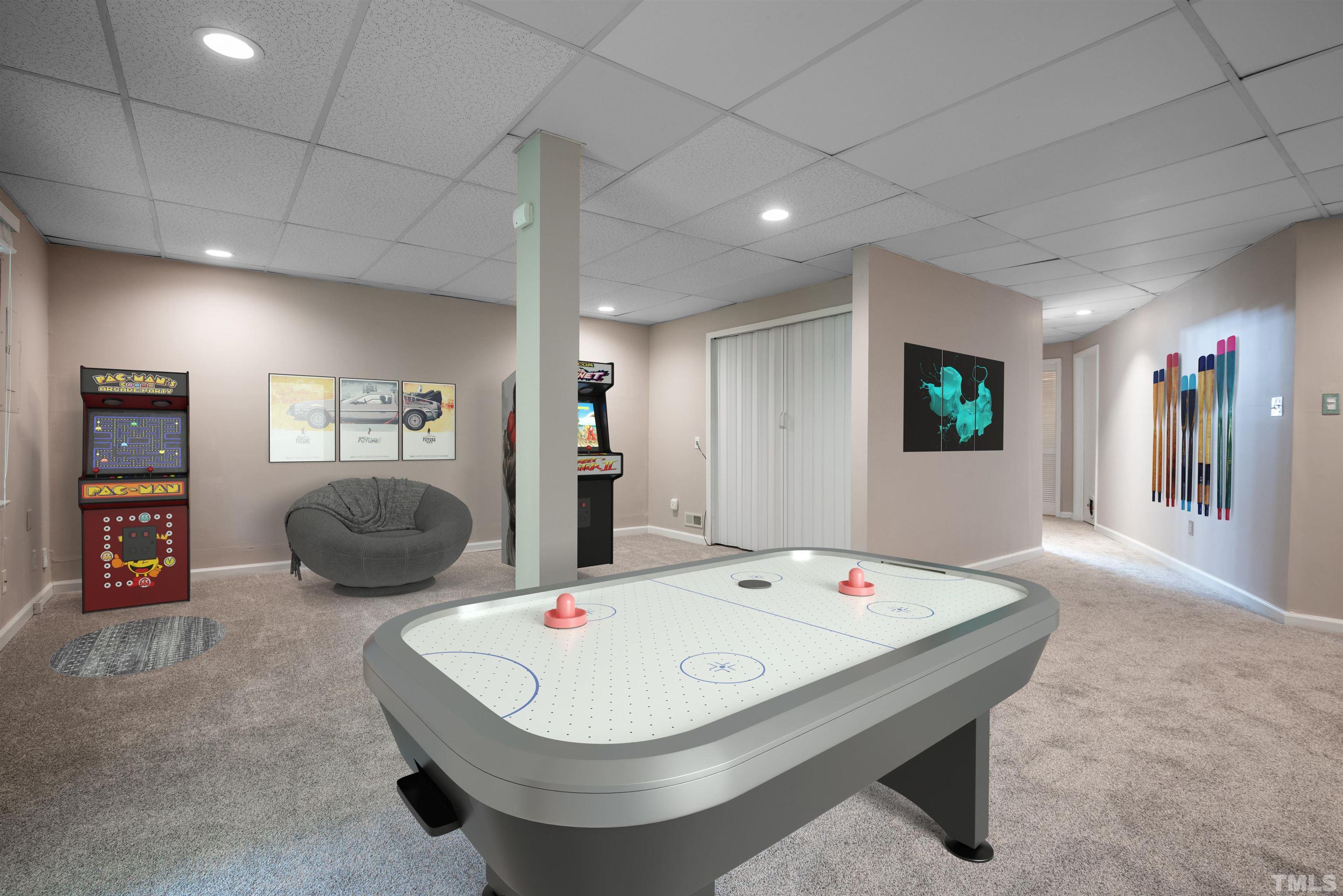 405 Oak Run Drive Raleigh, NC 27606 - Photo 55 of 83 a room with pool table and furniture