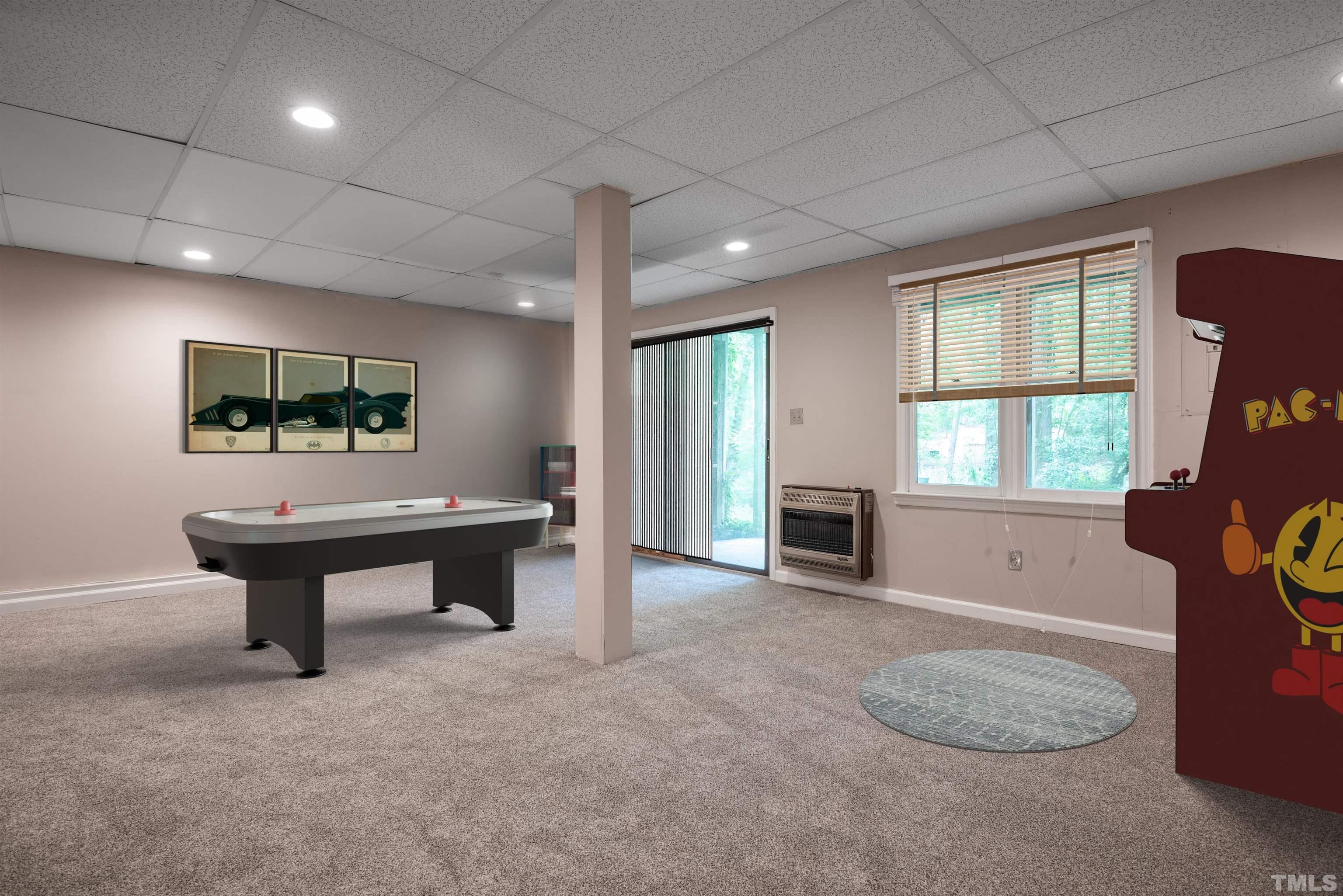 405 Oak Run Drive Raleigh, NC 27606 - Photo 59 of 83 a room with pool table and windows