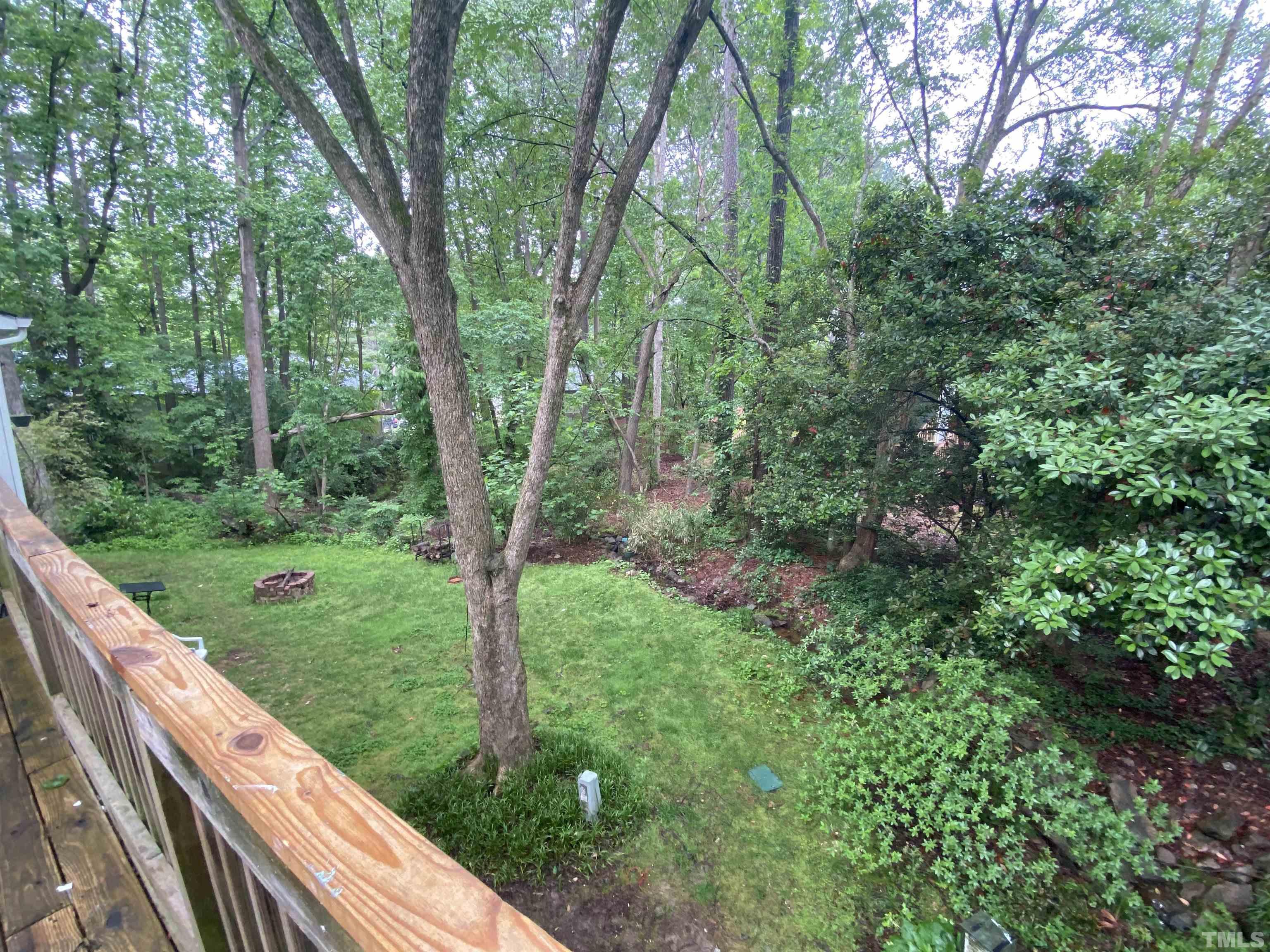 405 Oak Run Drive Raleigh, NC 27606 - Photo 71 of 83 View from Rear Deck, 1st Floor.