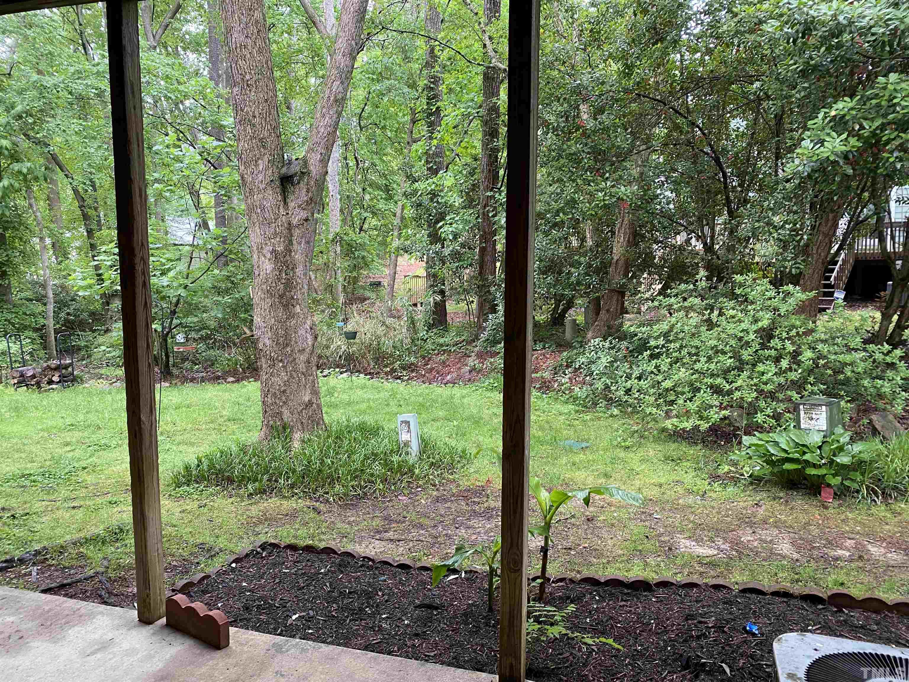 405 Oak Run Drive Raleigh, NC 27606 - Photo 77 of 83 View from Basement Patio.