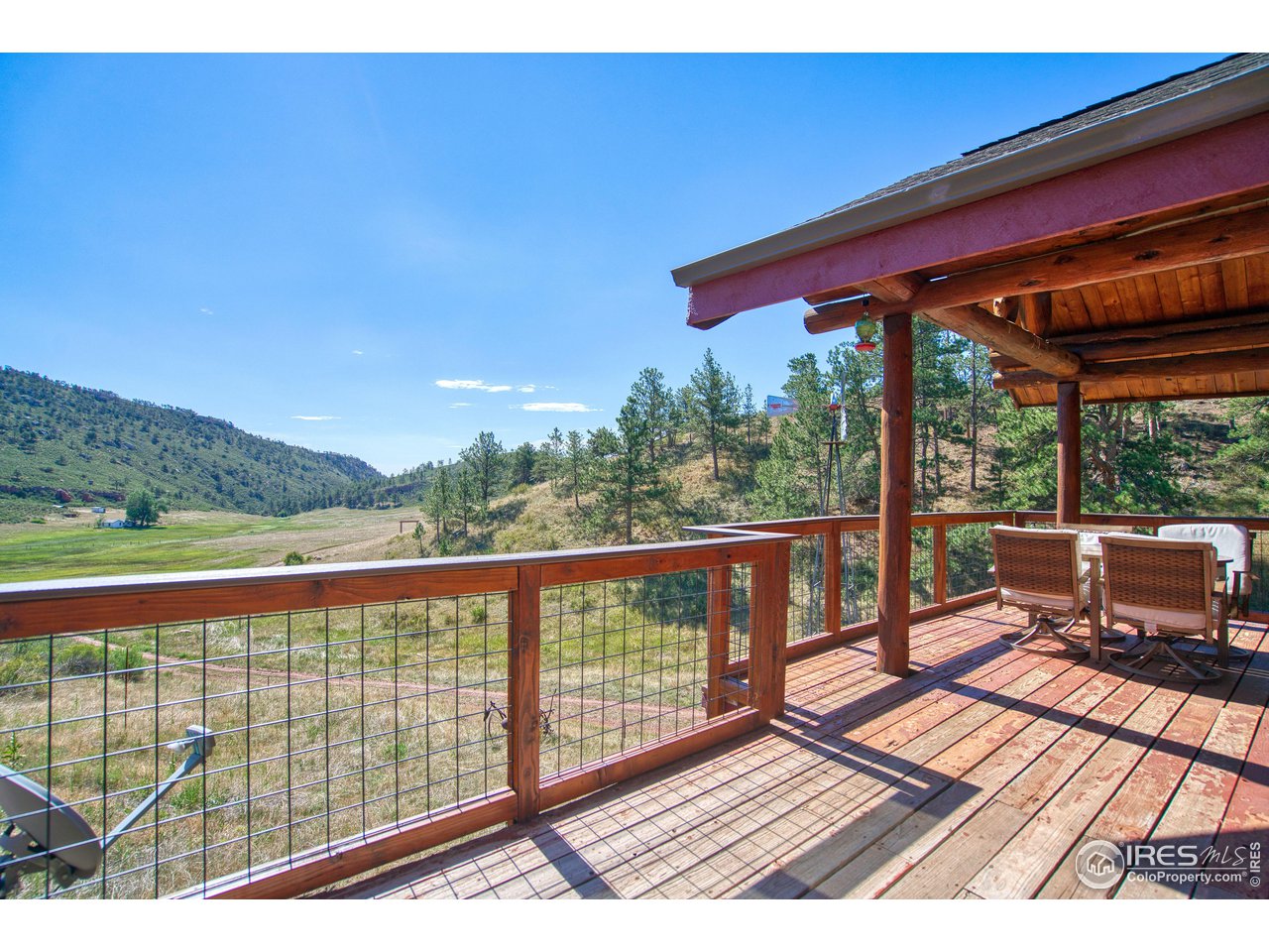 1761 Redbluff Road Livermore, CO 80536 - Photo 11 of 40 Another view from the main deck looking back to the east