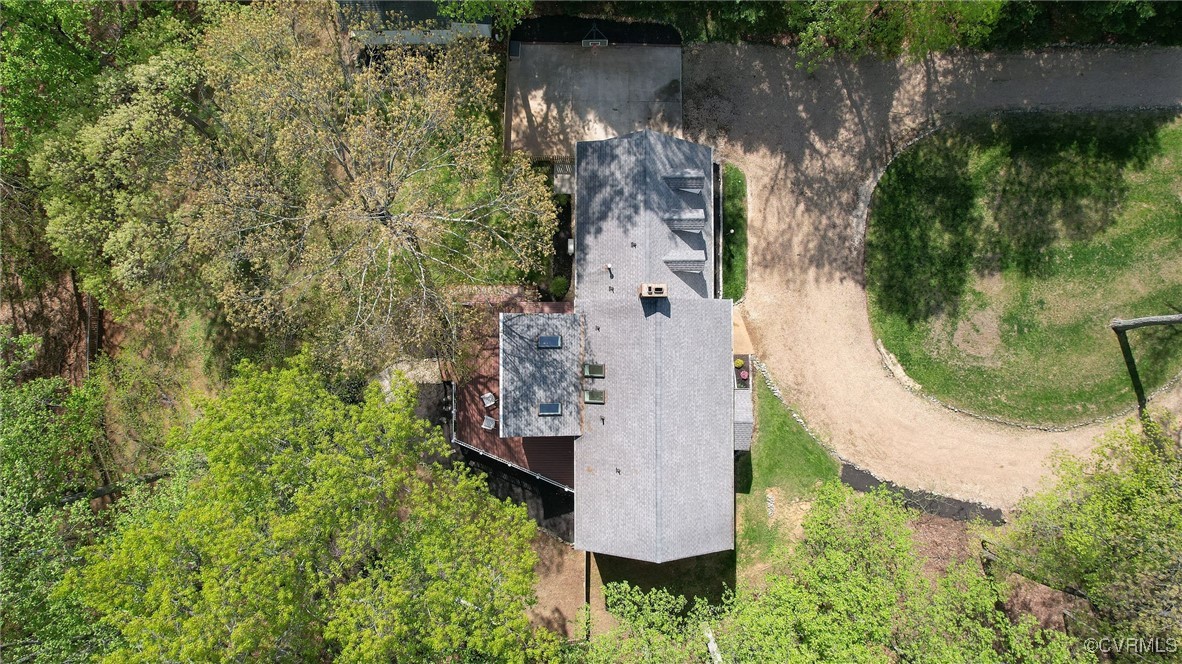 3001 Winterfield Road Midlothian, VA 23113 - Photo 49 of 50 an aerial view of residential house with outdoor space and trees all around