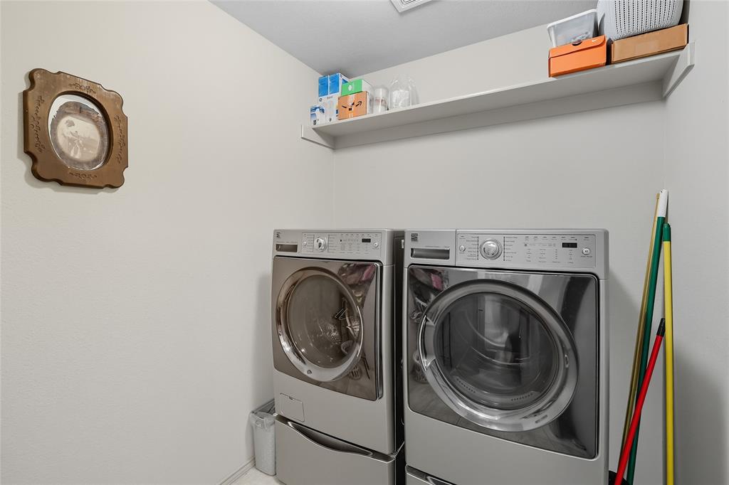 2708 Stockton Street Denton, TX 76209 - Photo 26 of 40 a utility room with dryer and washer