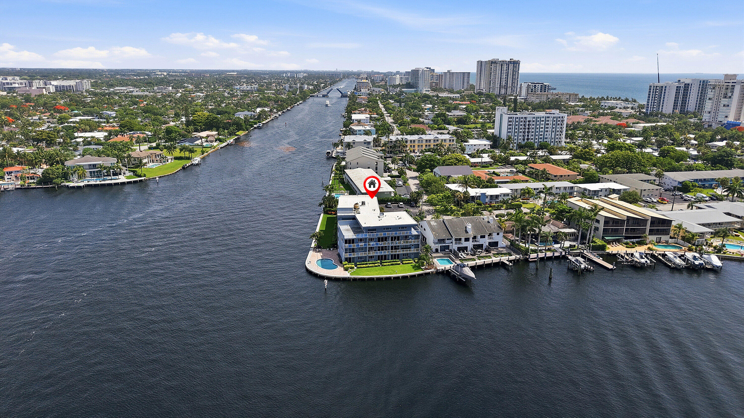 1201 South Riverside Drive, Unit 306 Pompano Beach, FL 33062 - Photo 47 of 53 44_aerial view
