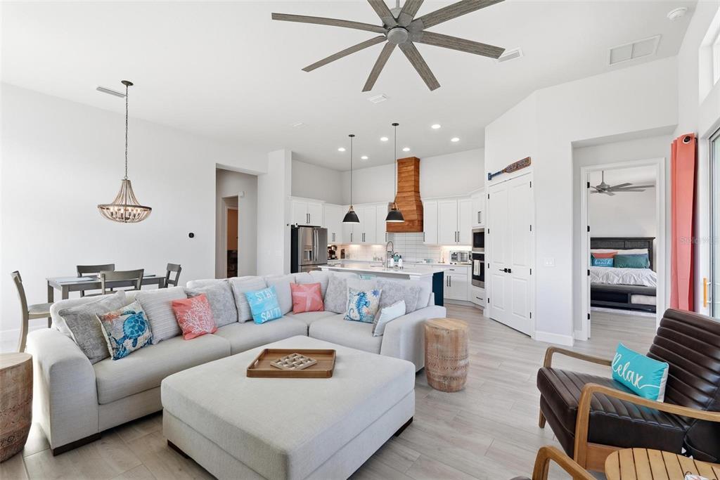 270 Azure Mist Way Daytona Beach, FL 32124 - Photo 13 of 71 a living room with furniture and a view of kitchen