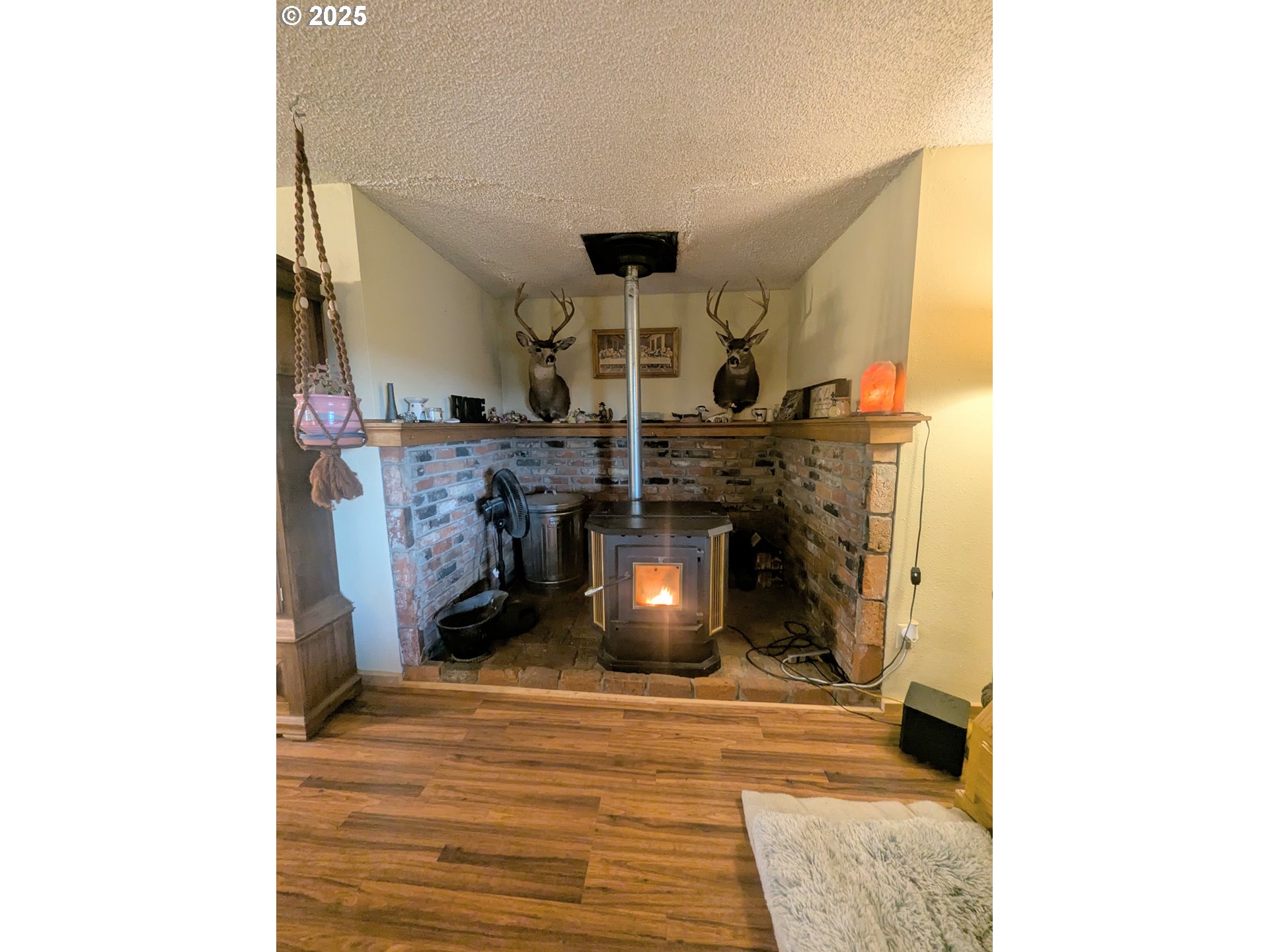 71564 Palmer Junction Road Elgin, OR 97827 - Photo 25 of 40 a living room with furniture and a fireplace
