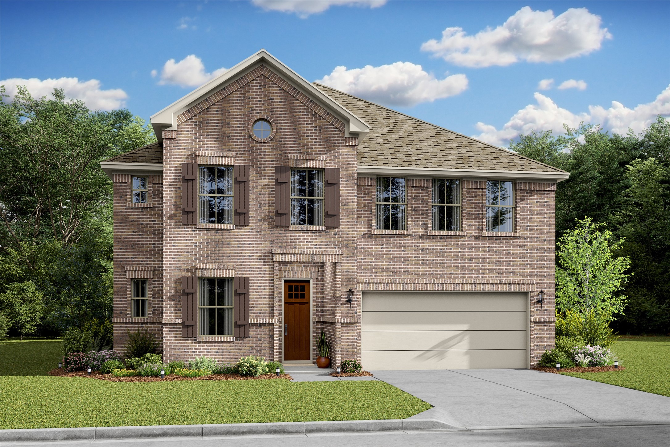 2822 Clapbread Lane Rosenberg, TX 77471 - Photo 1 of 38 Stunning Davenport design by K. Hovnanian Homes with elevation RA in beautiful Kingdom Heights. (*Artist rendering used for illustration purposes only.)