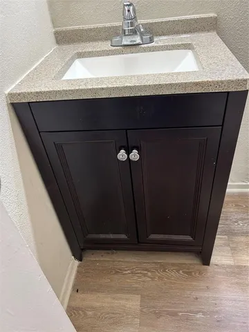 a close view of a sink