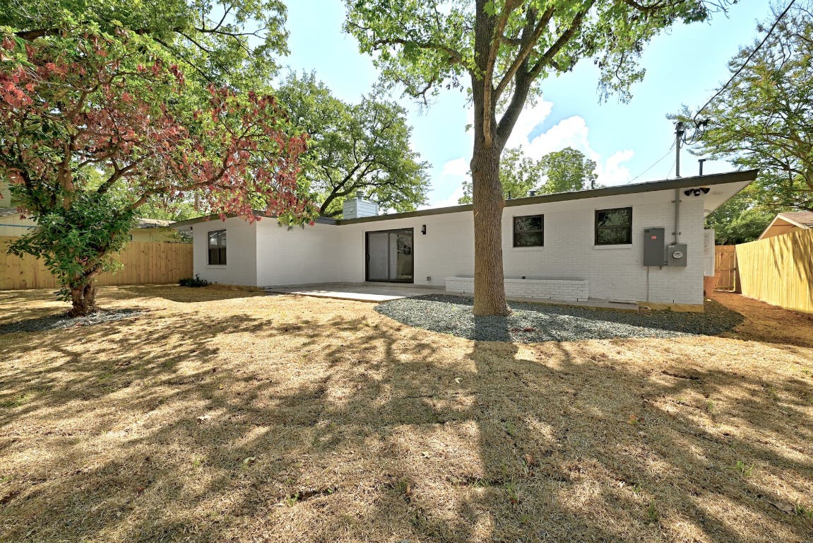 4604 Nevada Path Austin, TX 78745 - Photo 10 of 10 a view of a backyard of the house