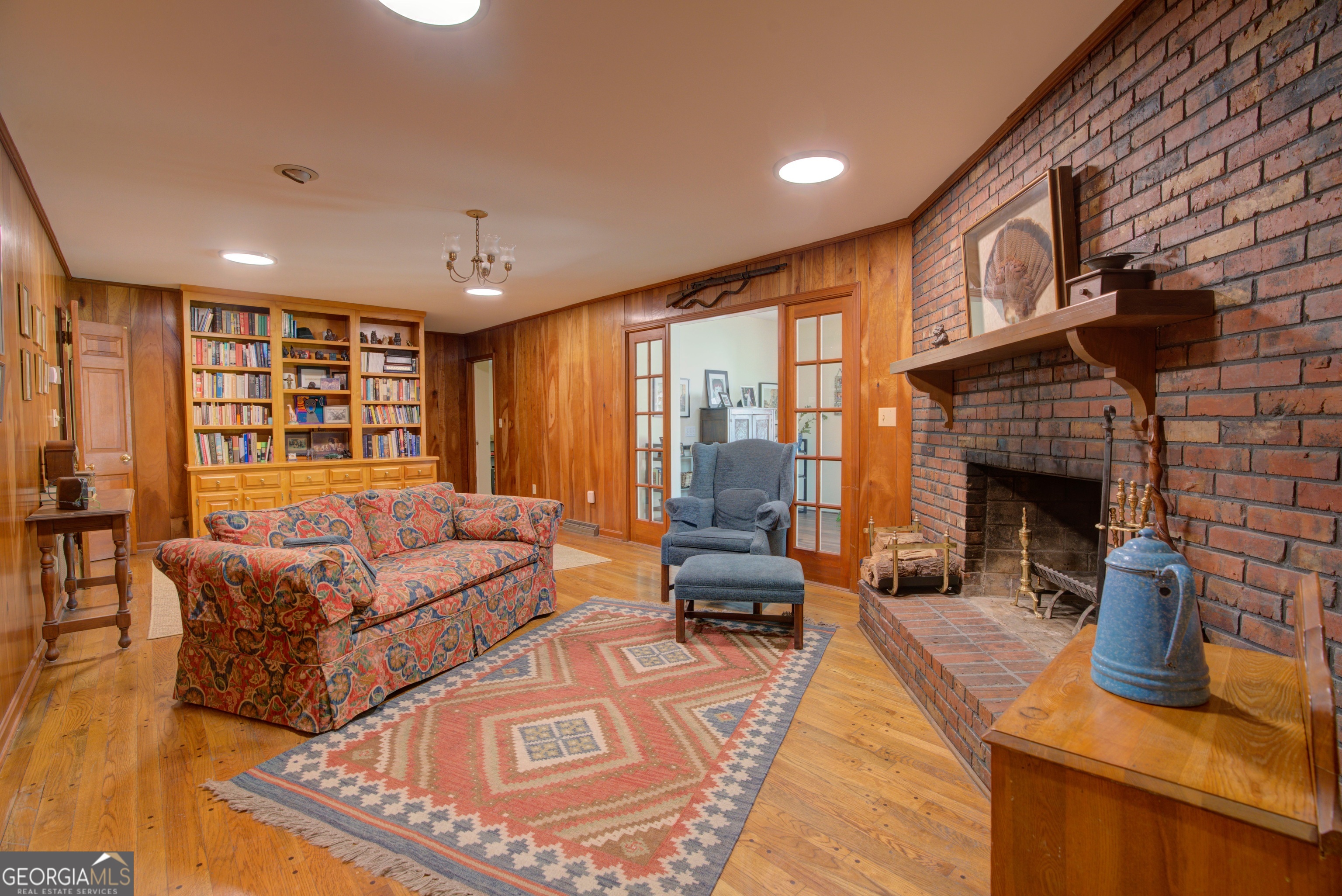 7 Pine Valley Road Rome, GA 30165 - Photo 18 of 57 a living room with furniture and a fireplace