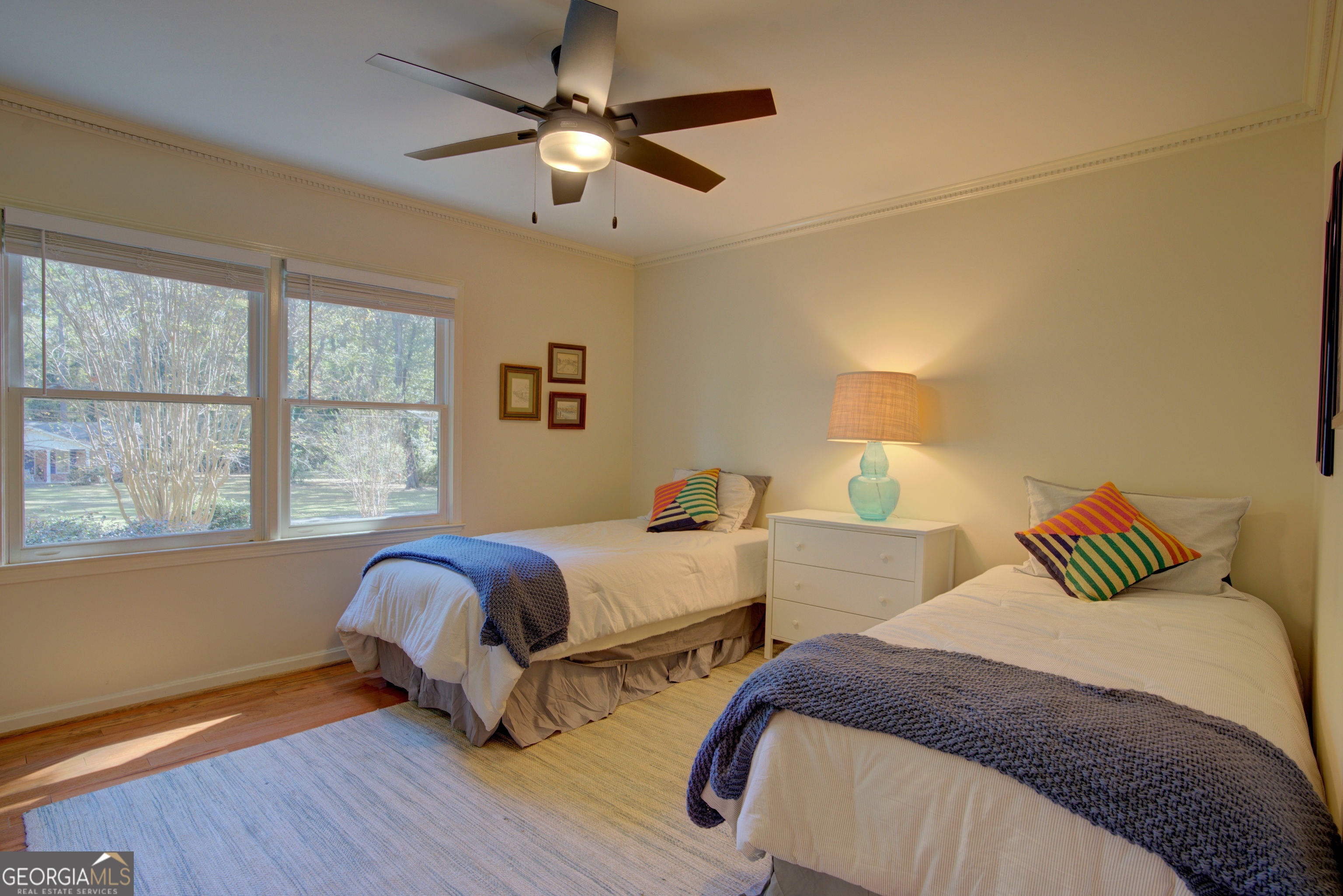 7 Pine Valley Road Rome, GA 30165 - Photo 34 of 57 a bedroom with two beds and wooden floor