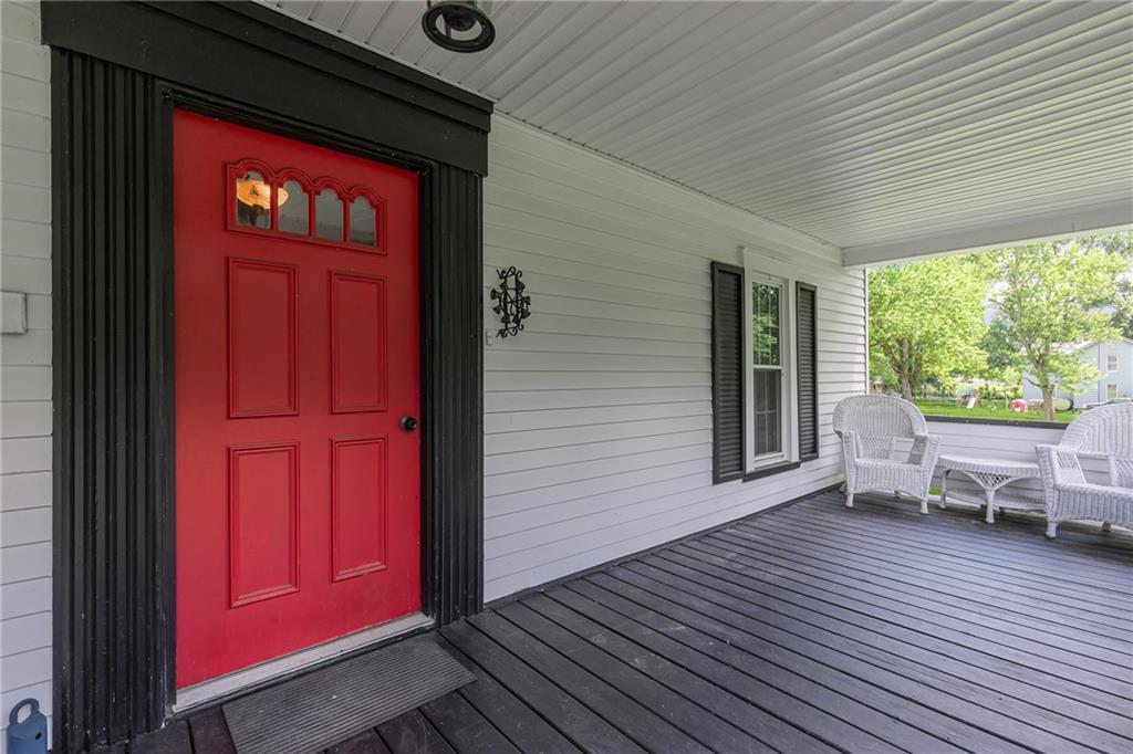 188 Logtown Road Darlington, PA 16115 - Photo 33 of 36 a view of a porch with furniture and floor to ceiling window