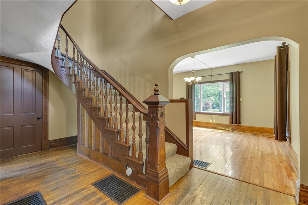 188 Logtown Road Darlington, PA 16115 - Photo 6 of 36 a view of an entryway with wooden floor