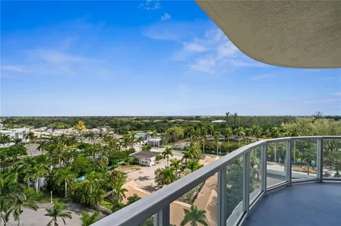 swimming view from a balcony