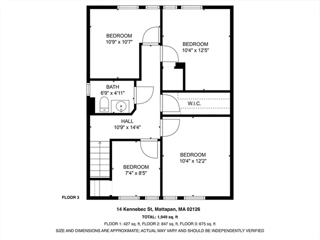 $550,000 | 14-14R Kennebec Street, Boston, MA 02126