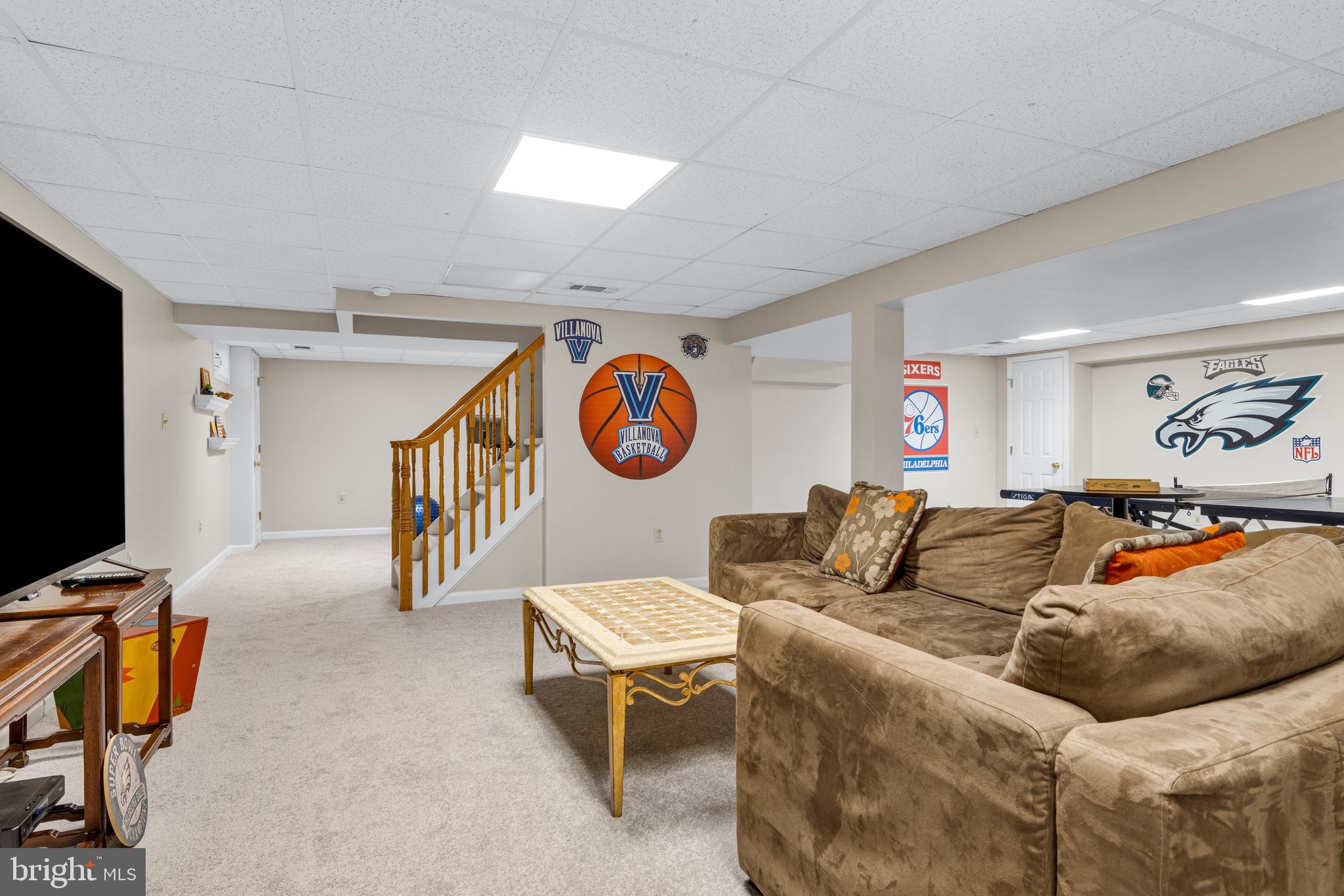 342 Colket Lane Wayne, PA 19087 - Photo 46 of 50 Finished lower level with new carpet