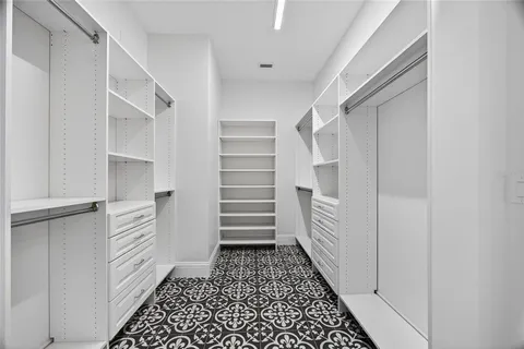 a walk in closet