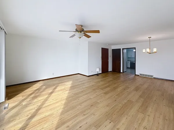 wooden floor in an empty room